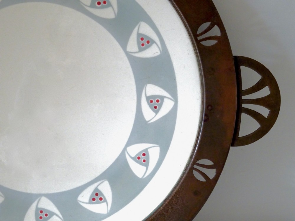 1893-1900  A WÄCHTERSBACH PLATTER View III
