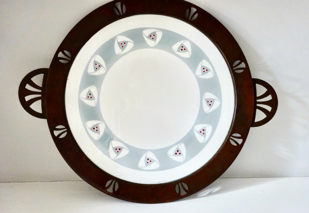 1893-1900  A WÄCHTERSBACH PLATTER View X