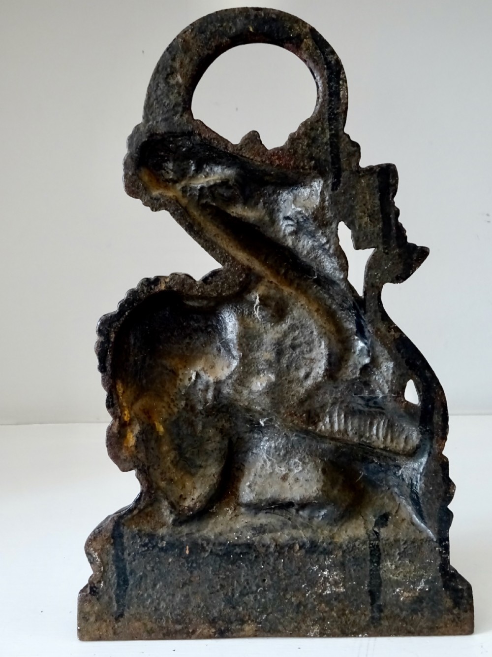 CAST IRON LION DOORSTOP View IV