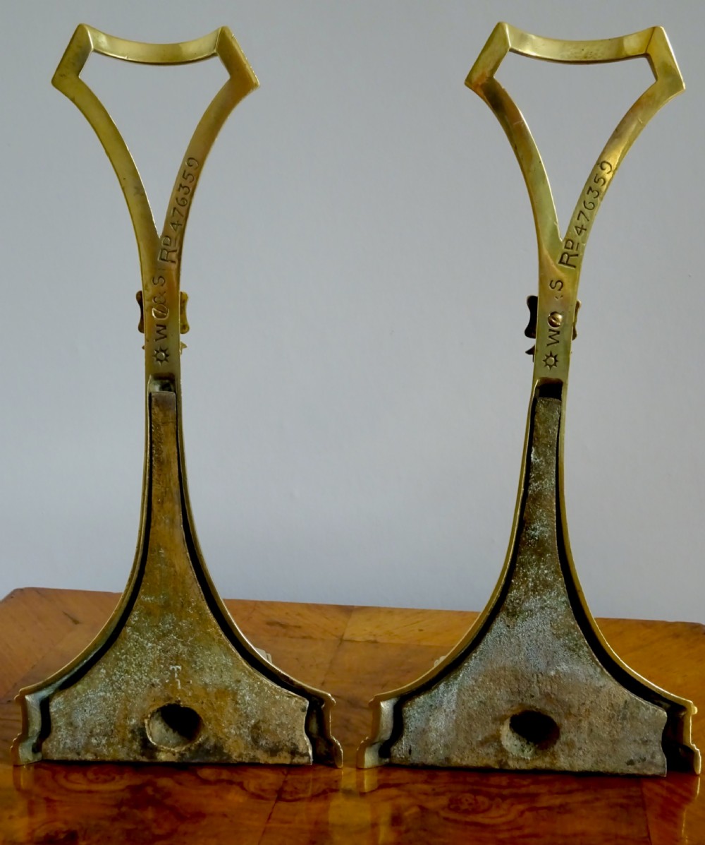 PAIR REGISTERED Wm TONKS DOORSTOPS View VII