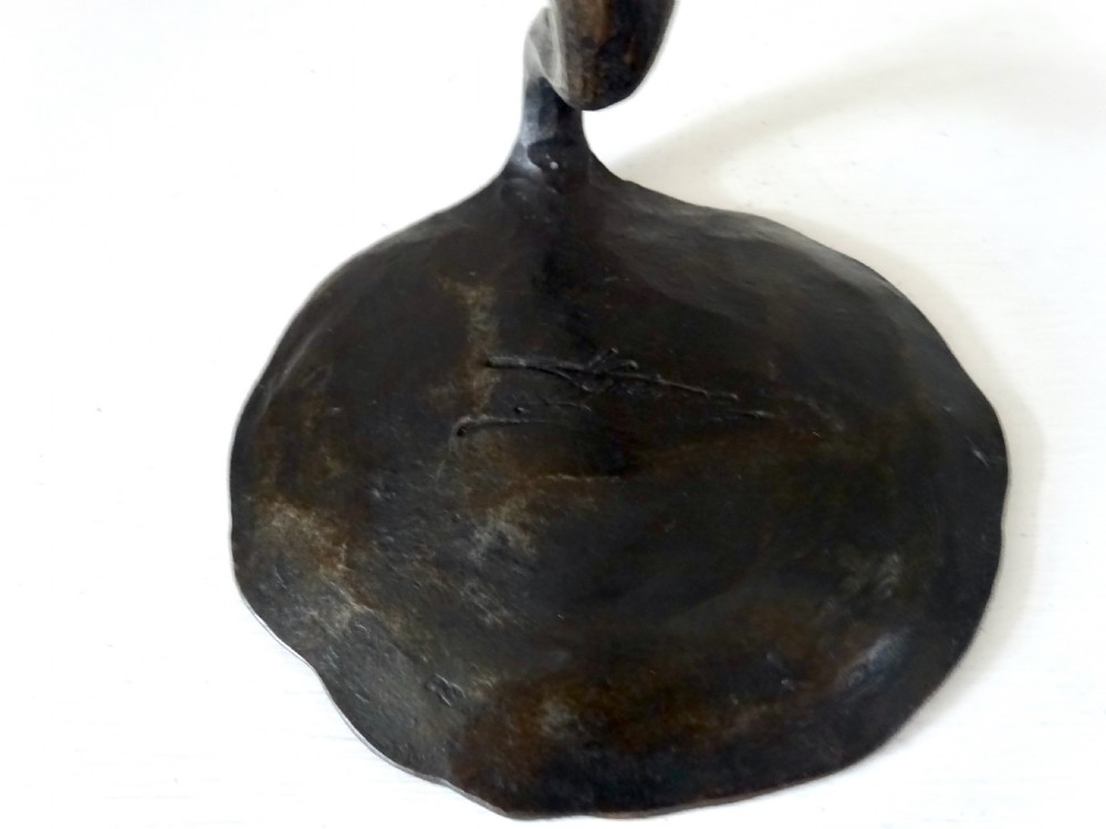 TALL SINGLE IRON CANDLESTICK View III