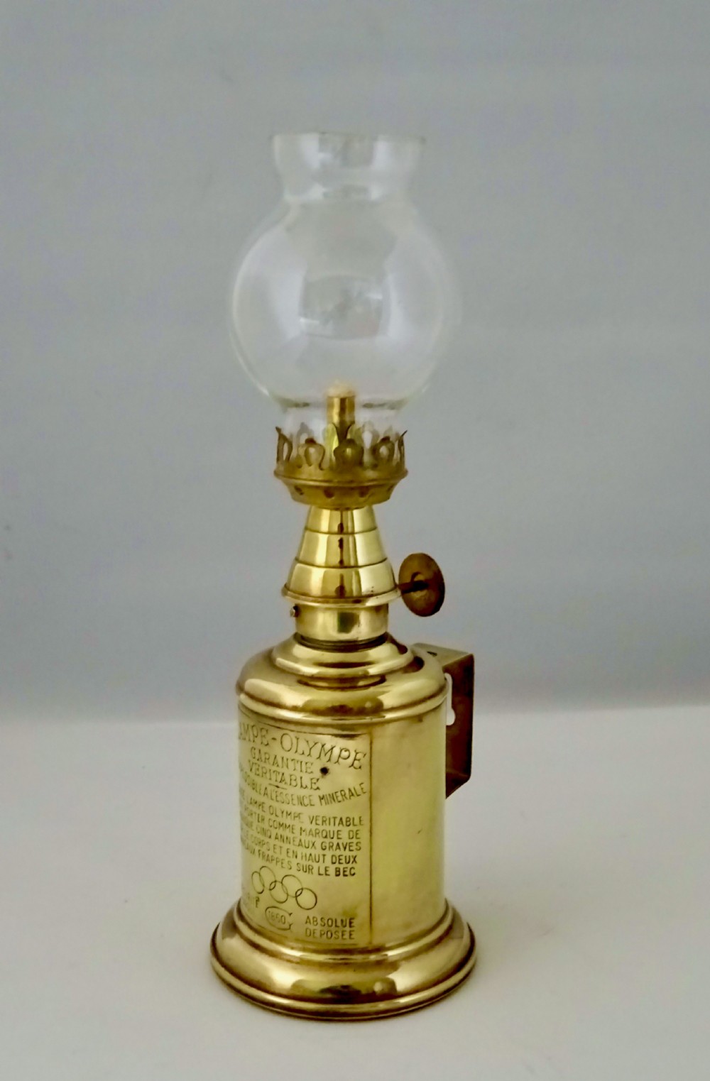 FRENCH 'PIGEON' OIL LAMP