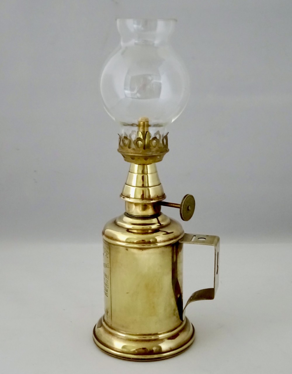 FRENCH 'PIGEON' OIL LAMP View V