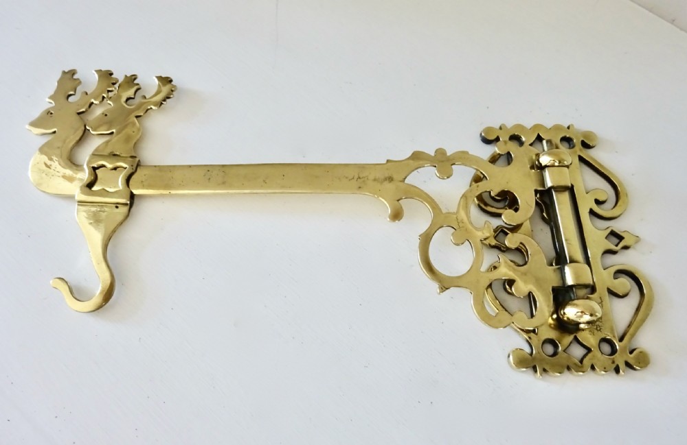 VICTORIAN WALL HANGER WITH STAGS HEADS View VI