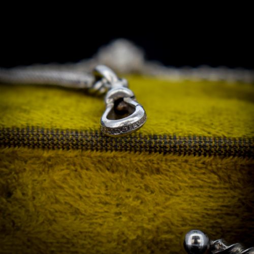 fig 4. Antique Sterling Silver Albertina Albert Watch Chain Bracelet with T-Bar | Victorian