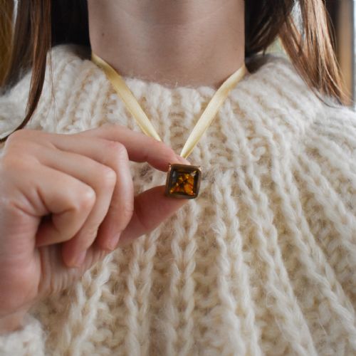fig 3. Antique Citrine Paste Gold Cased Large Ornate Fob Seal Pendant | Victorian