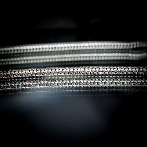 fig 3. Vintage Snake Serpent Marcasite Sterling Silver Necklace 16