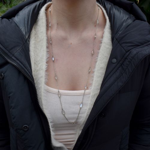 fig 2. Antique Moonstone Sterling Silver 28