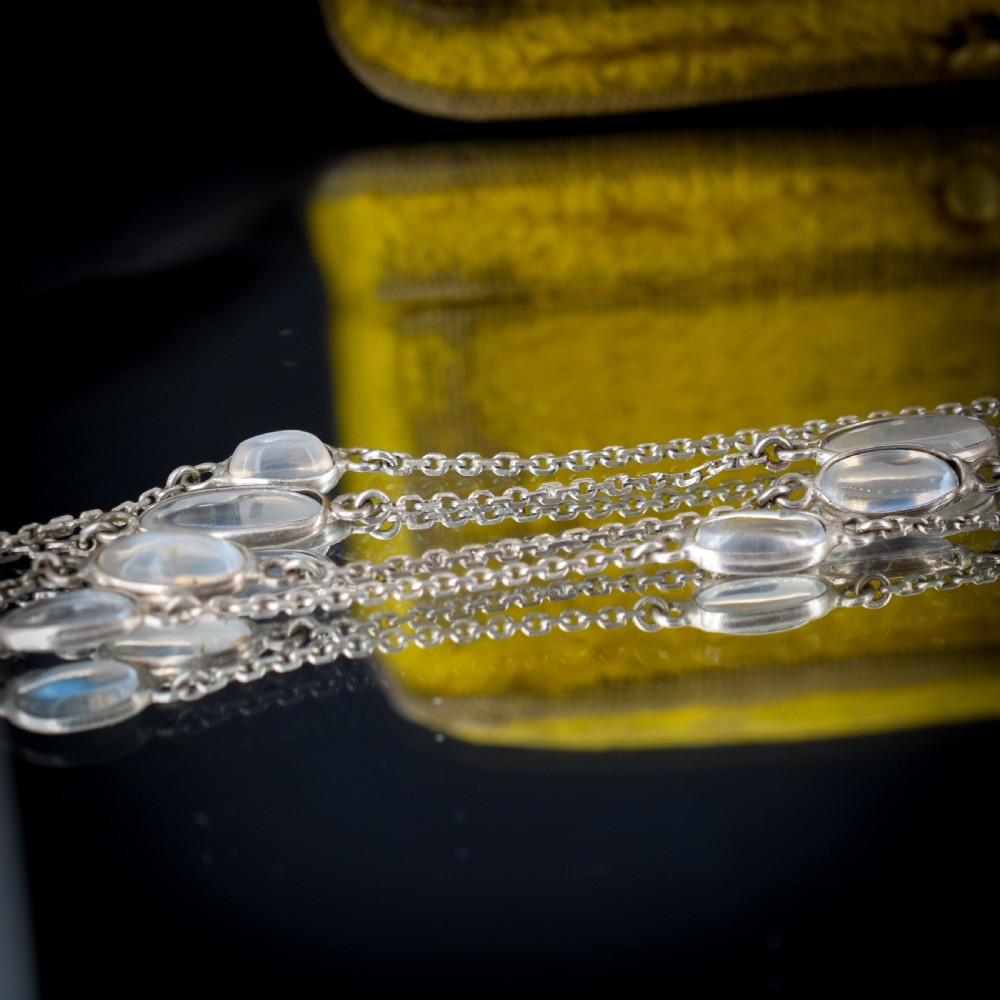 Antique Moonstone Sterling Silver 28