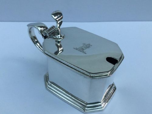 A Superb George V Silver Mustard Pot Mappin & Webb 150 grams