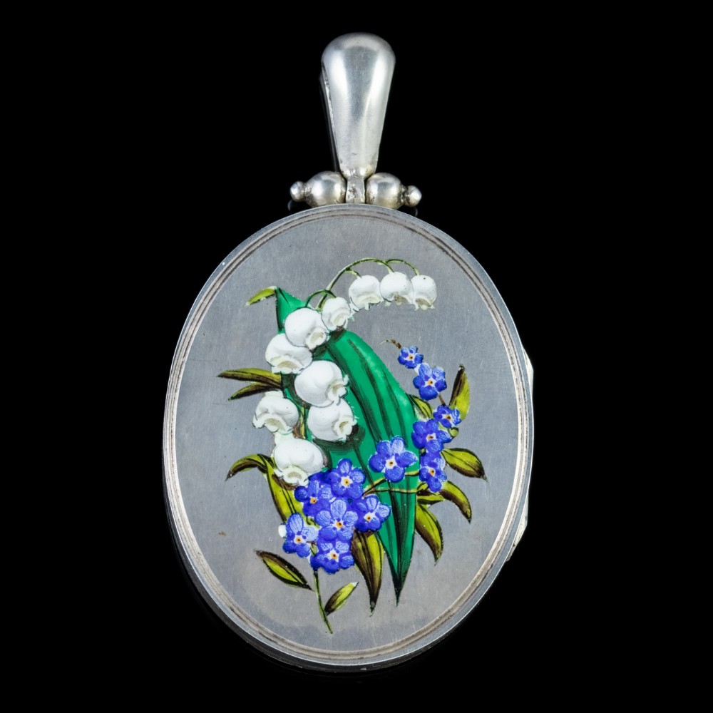 Forget me not shop locket
