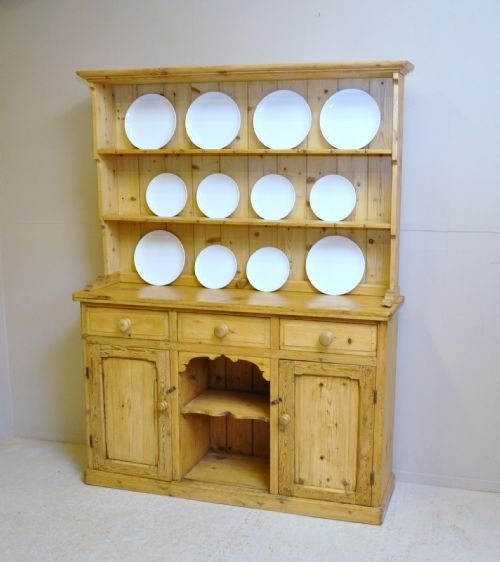 Pine Open Rack Kitchen Dresser