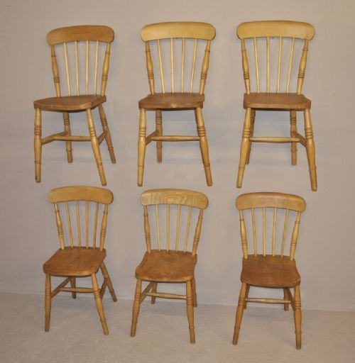 6x Country Kitchen Chairs