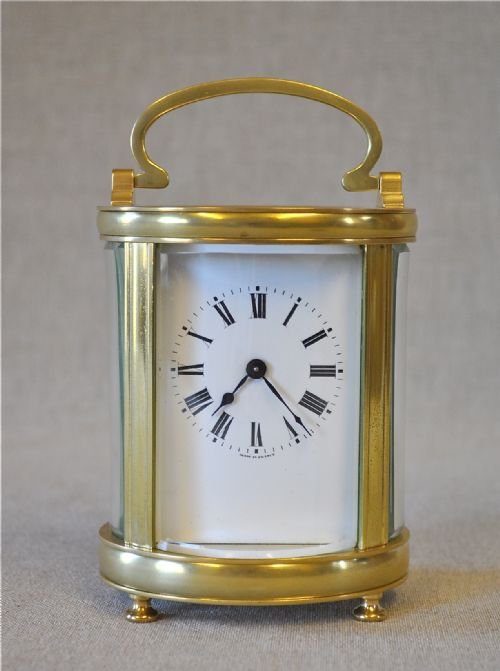 Oval Cased Carriage Clock
