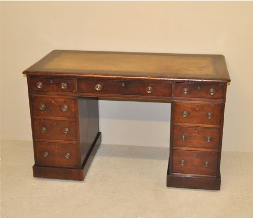 Mahogany Pedestal Desk
