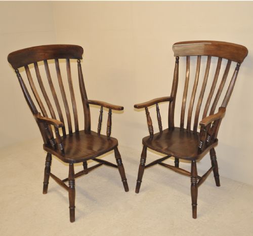 Pair of Windsor Armchairs
