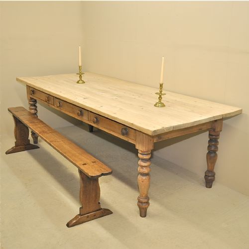 Pine Farmhouse Kitchen Table