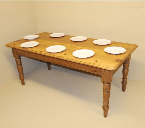 Antique Pine Kitchen Table
