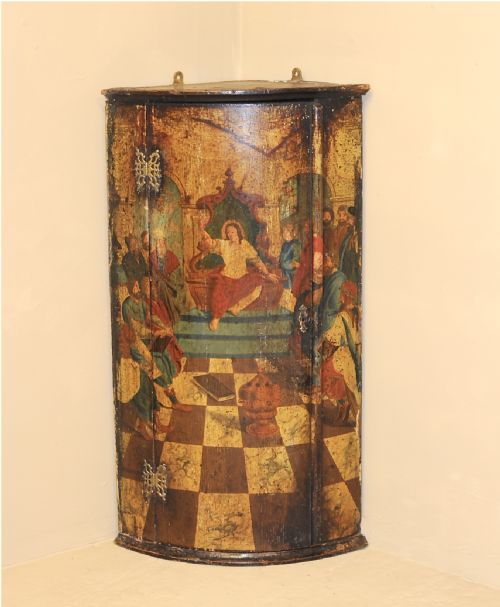 Bow Fronted Corner Cupboard