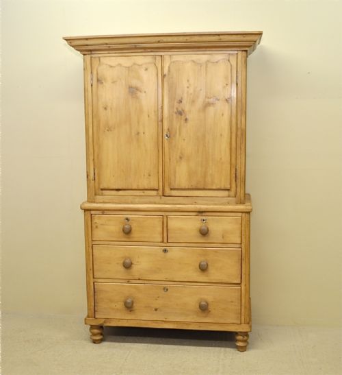 Antique Pine Housekeeper's Cupboard