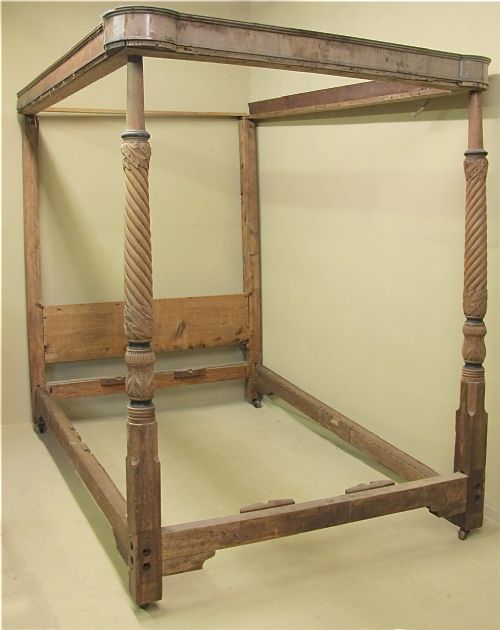 Unrestored Four Poster Bed