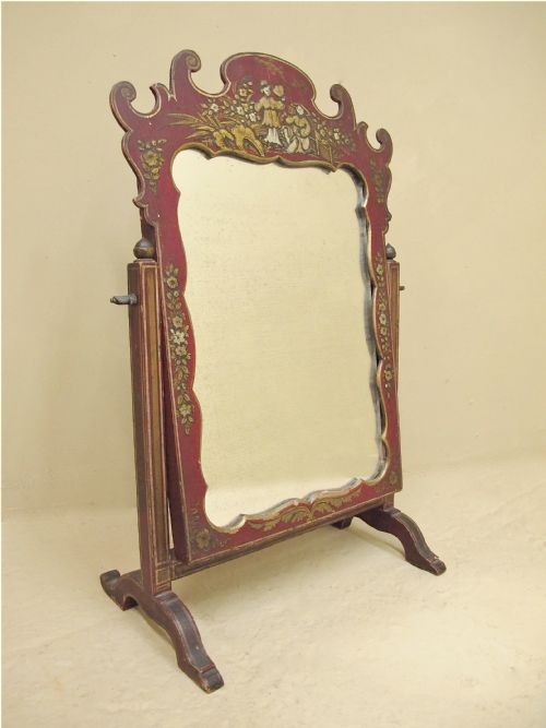 Antique Japanned Mirror