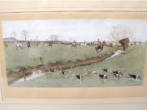 fig 1. Cecil Aldin Hunting prints