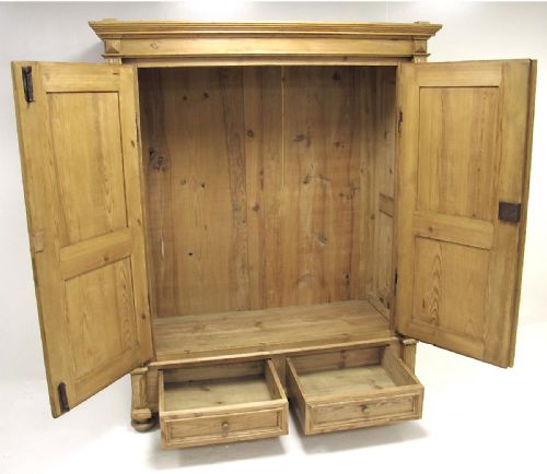 fig 1. Antique Pine Wardrobe
