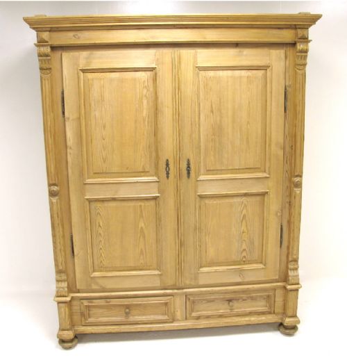 Antique Pine Wardrobe