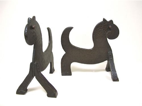 Arts & Crafts Fire Dogs
