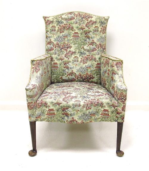 fig 1. Upholstered Wing Armchair