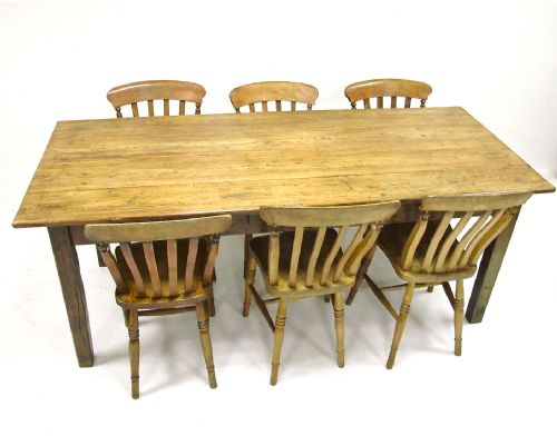 Pine Farmhouse Kitchen Table