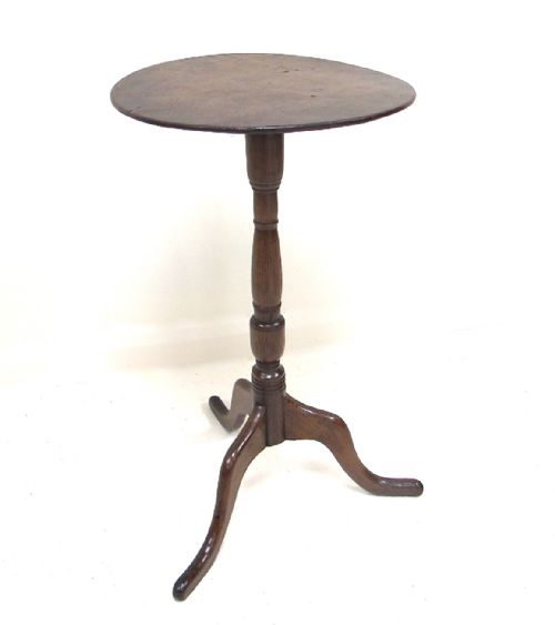 fig 1. Oak Candle Stand
