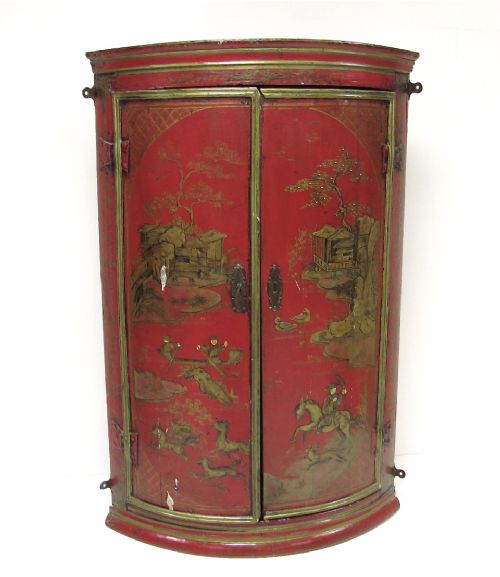 Chinoiserie Corner Cupboard