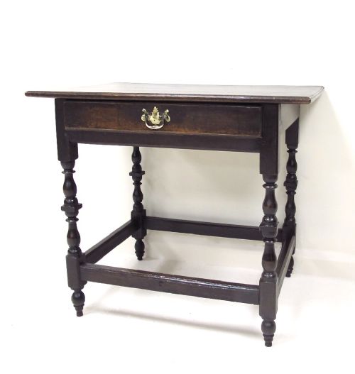 fig 1. Period Oak Side Table