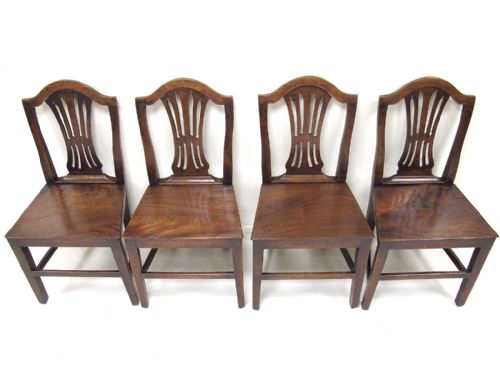 fig 1. Hepplewhite Dining Chairs