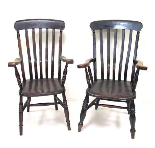 fig 1. Farmhouse Windsor Armchairs