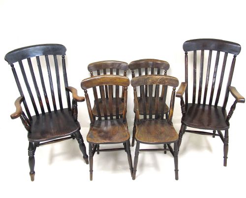 Set of Country Kitchen Chairs