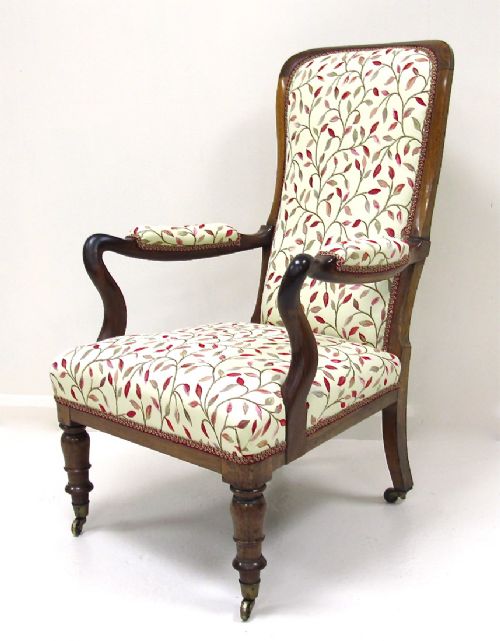 Rosewood Open Armchair