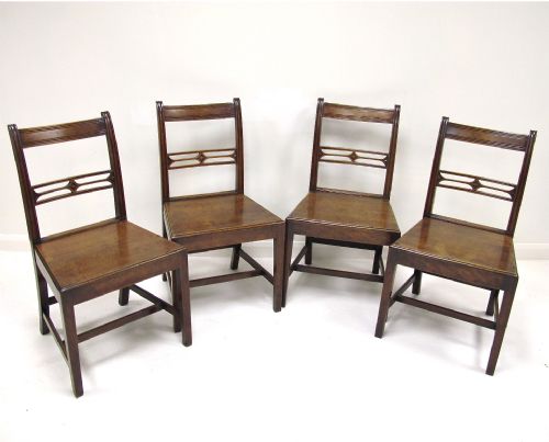 C19th Birch Wood Dining Chairs