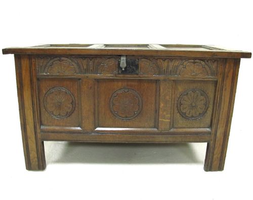 Antique Oak Coffer