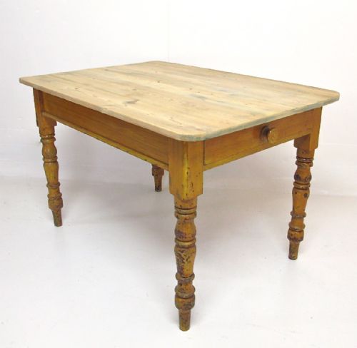 Antique Pine Kitchen Table