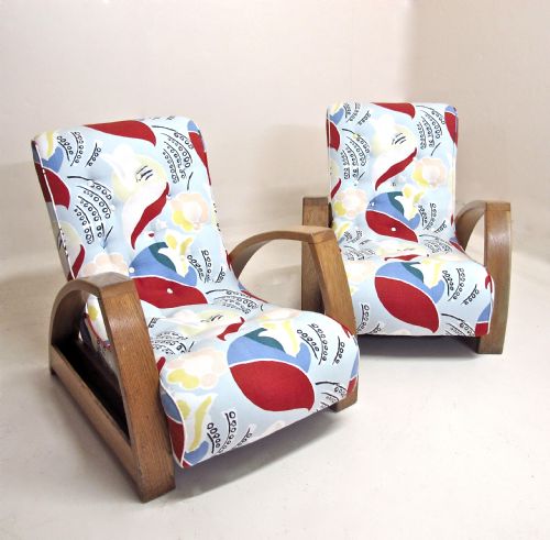 Heals Art Deco Easy Chairs