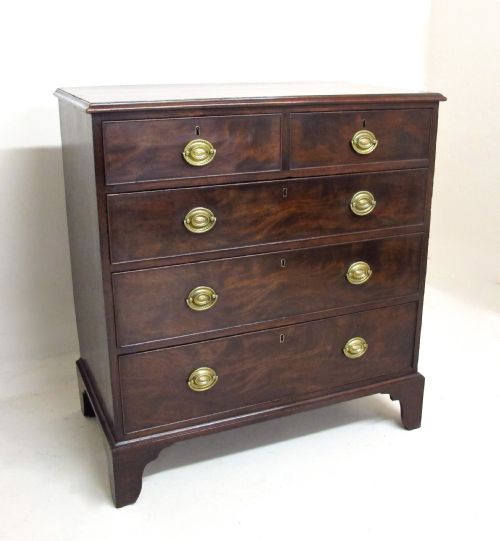 fig 1. Georgian Mahogany Chest of Drawers