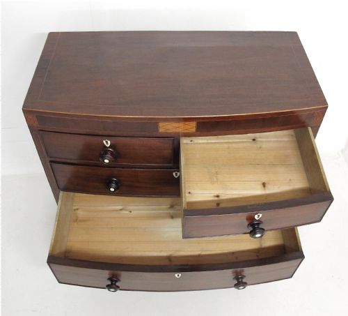 fig 1. Mahogany Chest of Drawers
