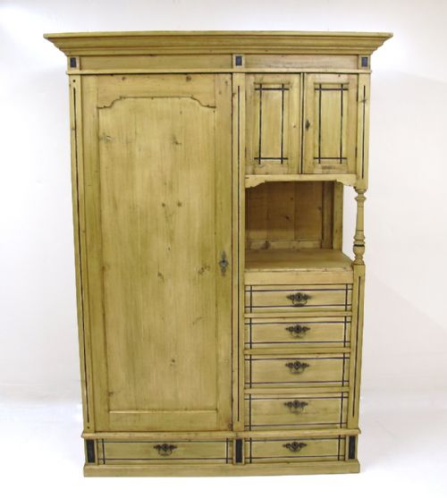 Pine Combination Wardrobe