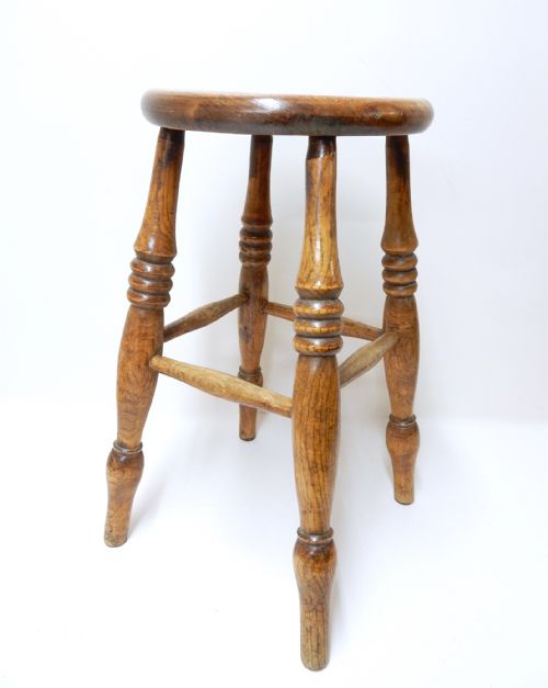 4 Leg Antique Stool