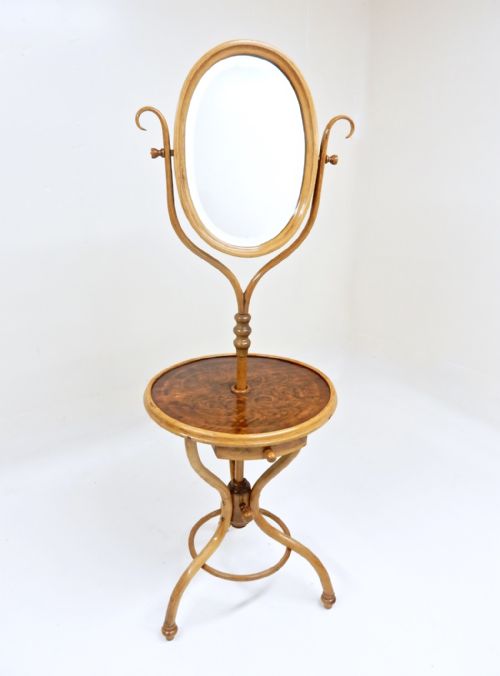 Bentwood Mirror on Stand