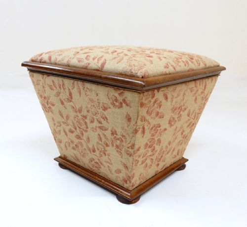 Mulberry Covered Ottoman