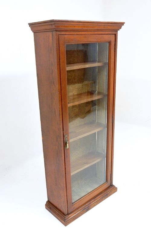 Pine Display Cabinet